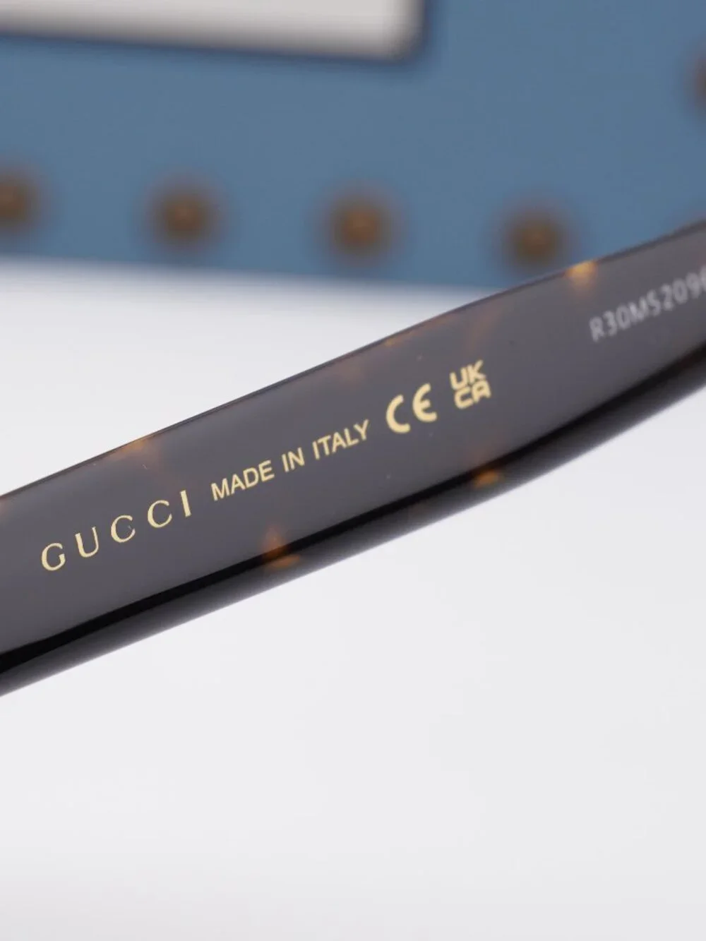 Gucci GG1857SK 002 Square Sunglasses - Havana / Green